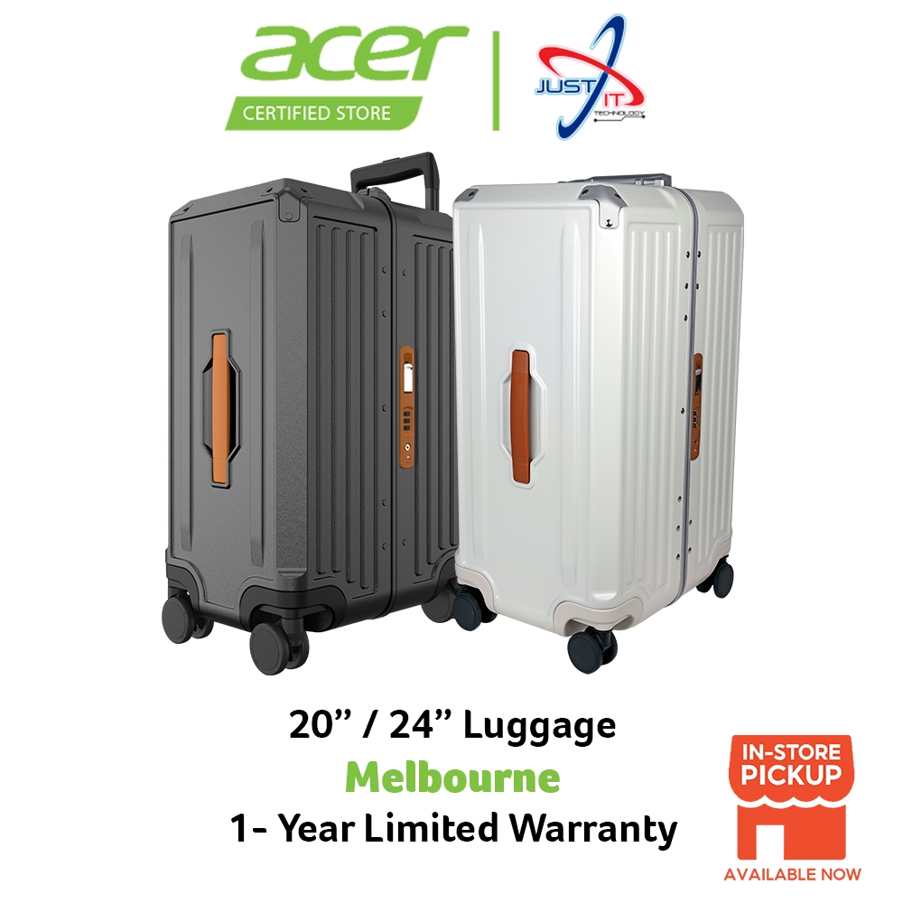 ACER MELBOURNE 20" / 24" LUGGAGE - ( BLACK / WHITE )