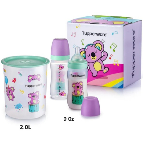Tupperware BABY SET/ ขวดนม / ขวด SUSU/ ONE TOUCH CANISTER SMALL 2.0L SET