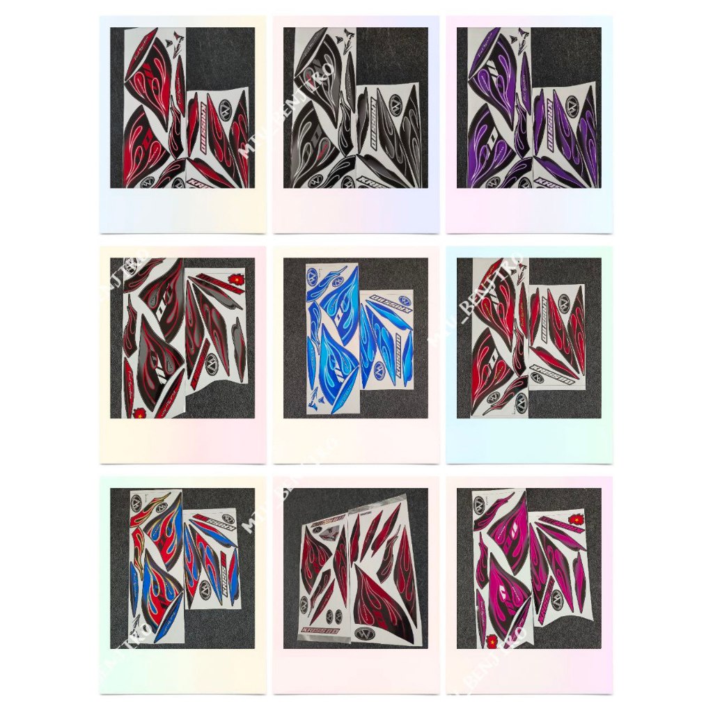 สติ๊กเกอร์ MODNAS MR3 API STRIPE MR3 FIRE EDITION