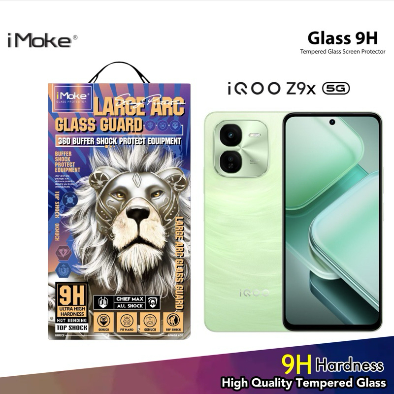 IMoke 9HกระจกนิรภัยสําหรับIQOO Z9 Turbo/Z9 Turbo +/Z9x 5G/Z11X/Z11 Turbo/Z9 5G/Z10 Turbo 5G/Z10 Turb