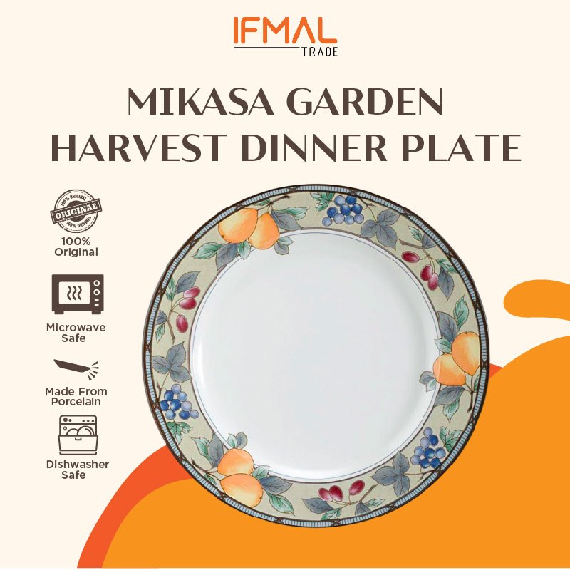 จานอาหารค ่ ํา Mikasa Garden Harvest ( V-K🚚 )
