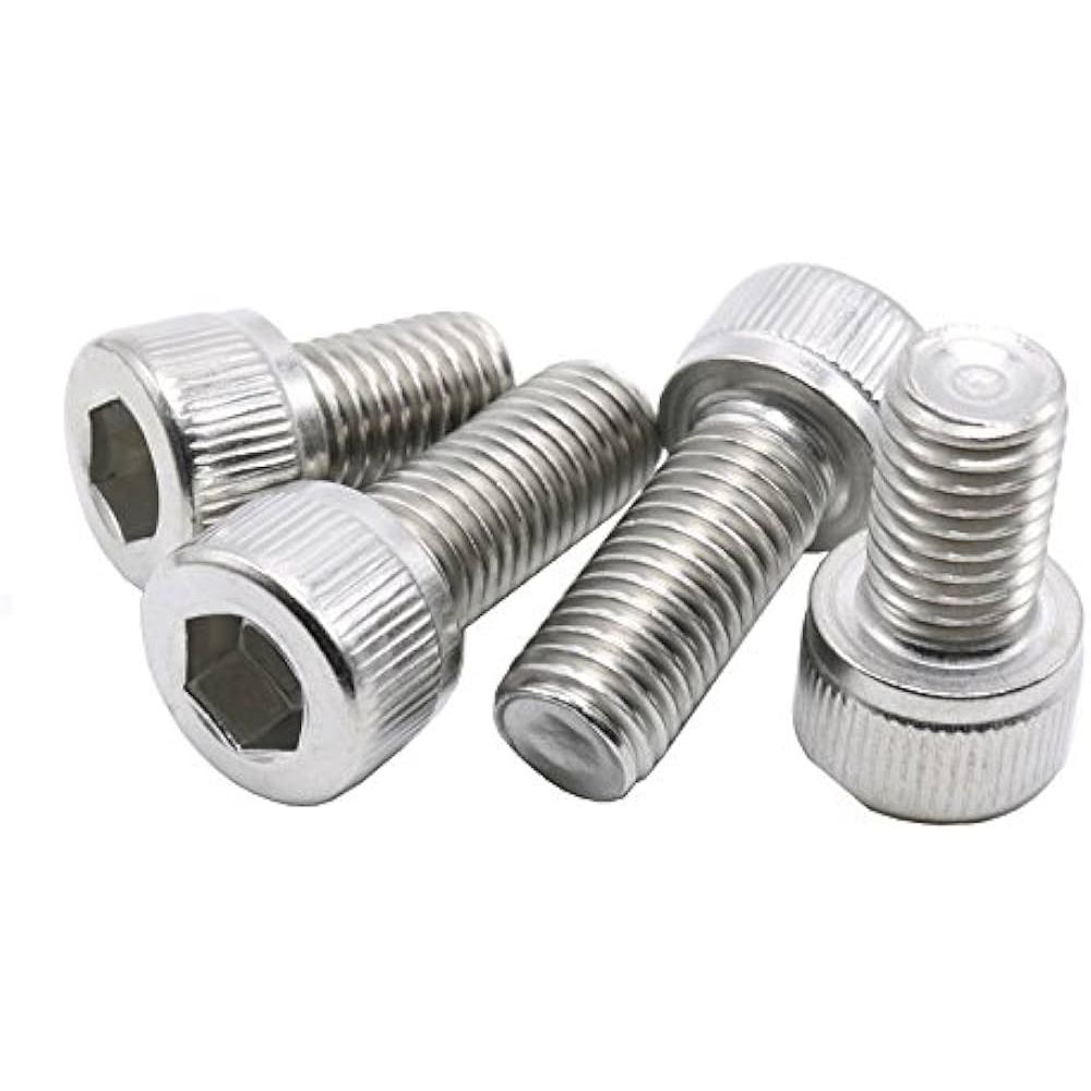 SKRU SCREW 304 SCREW SKRU STAINLESS STEEL HEXAGON HEX KEY SCREW M4 4MM ขนาด SCREW