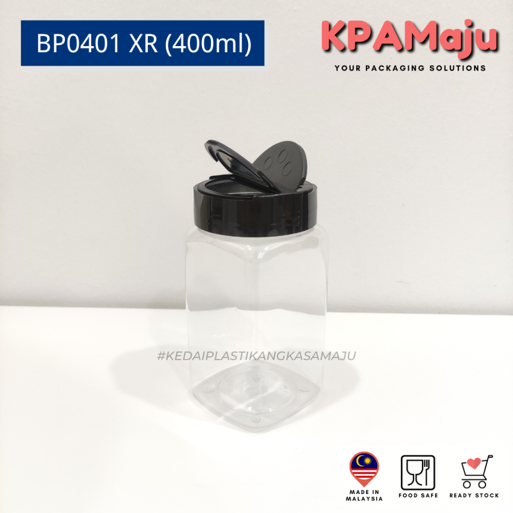 [ 100 ชิ ้ น ] [ แพ ็ คมัดรวม ] Balang BP0401 XR Black Pepper Cover (400ml ) - Balang Rempah, Bumbu มือสอง