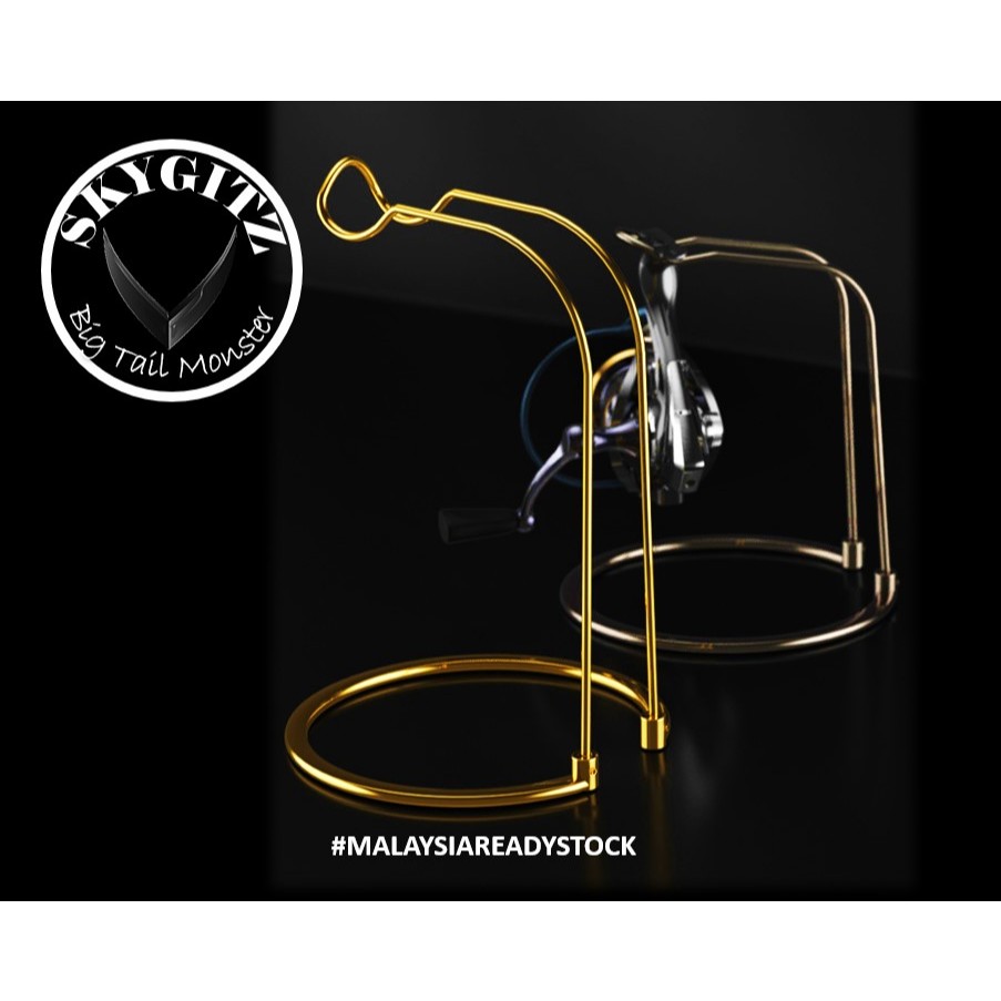 SKYGITZ FISHING REEL สแตนเลส DISPLAY RACK STAND