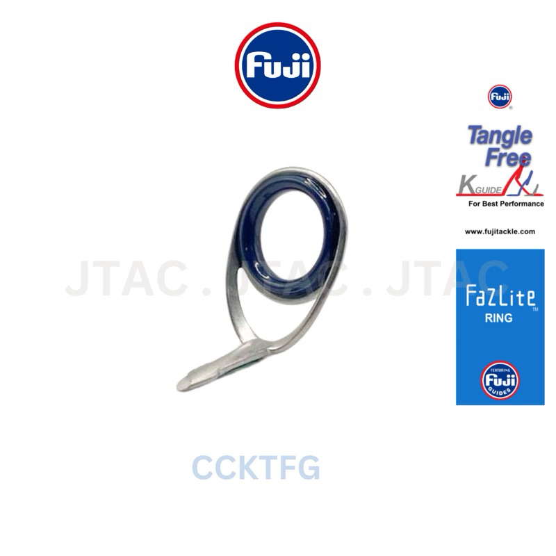 Fuji เท้าเดียว CCKTFG สําหรับคู่มือปั่นและหล่อพร้อมแหวน Fazlite และกรอบสีขาวสีเงินฝ้า