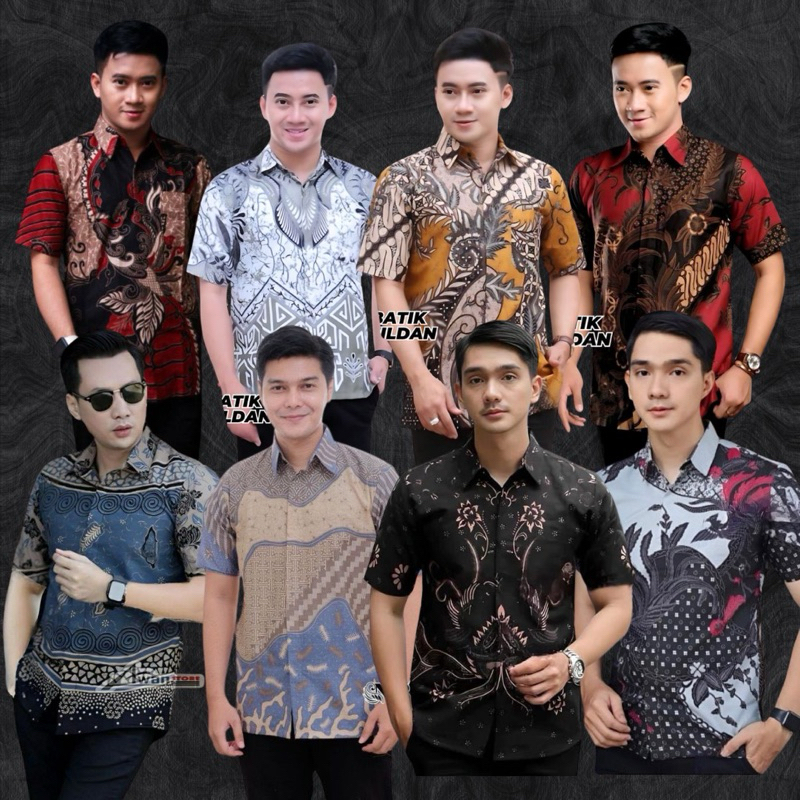 Kemeja Restock KLANG Aiza Batik Hem เสื้อยืดผู้ชายแขนสั้น Batik Kenduri Batik ทํางานขนาด ML XL XXL B