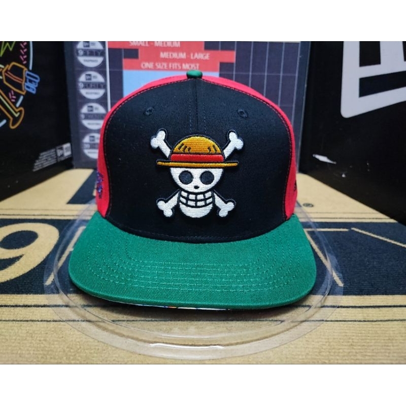 TOPI SNAPBACK HAT CAP MONKEY D LUFFY LOGO SKULL LEGEND