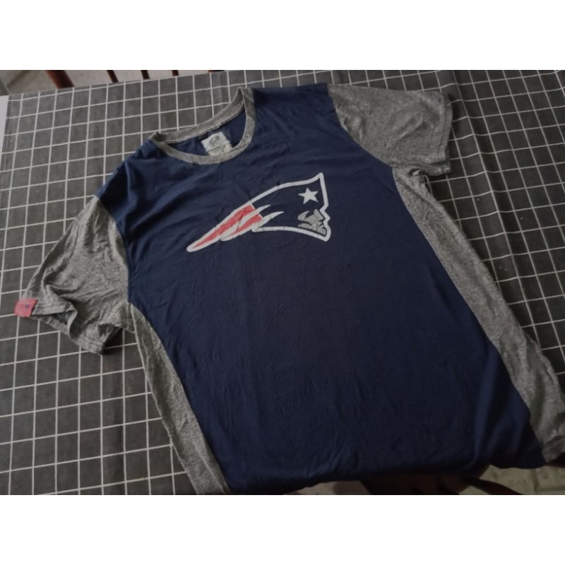 NFL New England Patriots เสื้อยืดรักบี้ฟุตบอล
