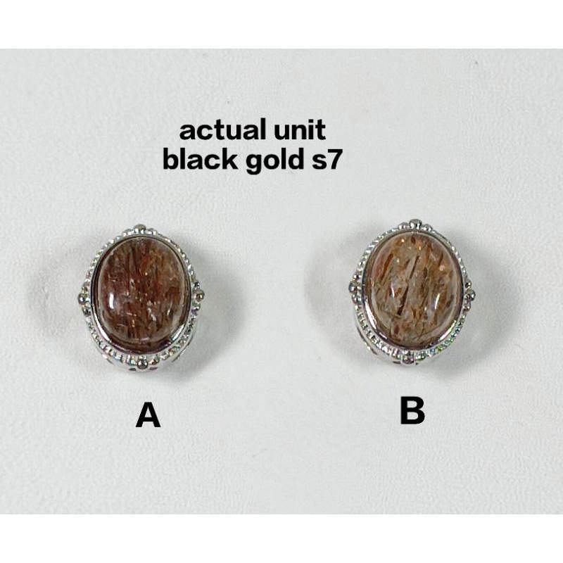 (SPACER/PENDANT/DIY) BLACK GOLD SUPER 7 (10MM) THROUGH HOLE BEADS สําหรับ DIY/ SPACER/PENDANT