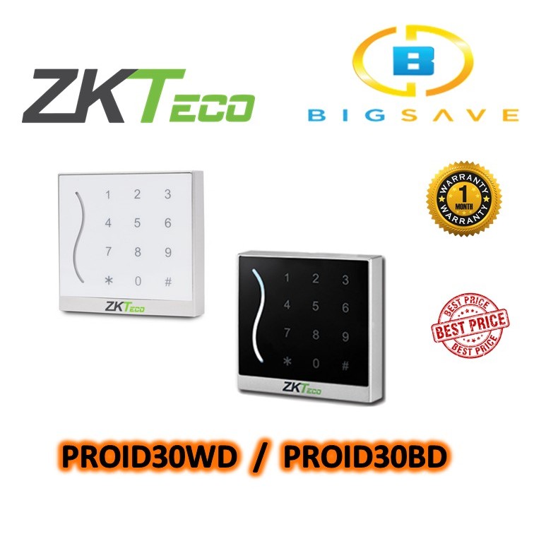 ZKTECO PROID30WD / PROID30BD RFID READER MIFARE DESFIRE ประตูอุปกรณ์เสริม