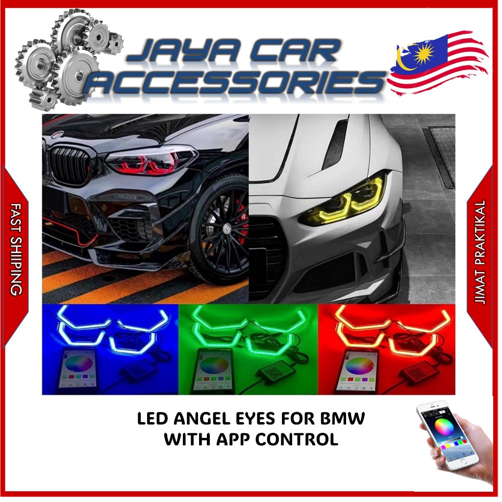 LED Angel Eyes สําหรับ BMW 2 3 4 Series F30 F31 E60 E90 E61 E46 F10 F32 F34 F80 F82 F83 M2 ไฟหน้าแนว