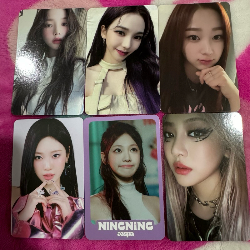 AESPA Official Photocard Small Bulk Karina NingNing Giselle