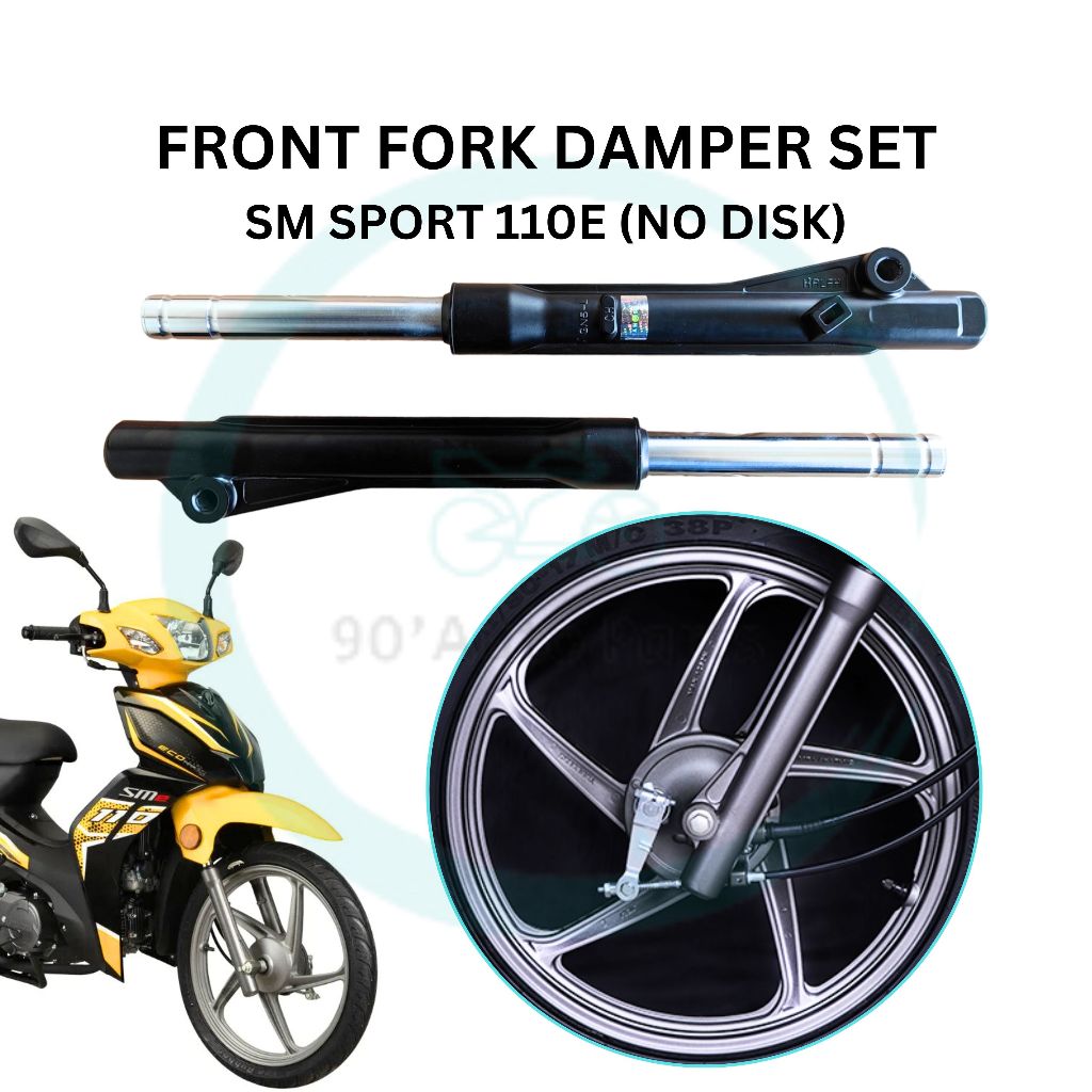 SM SPORT 110 E SM SPORT 110E SMSPORT 110 E SMSPORT 110E DRUM เบรคมอเตอร์ FRONT FORK DAMPER SET