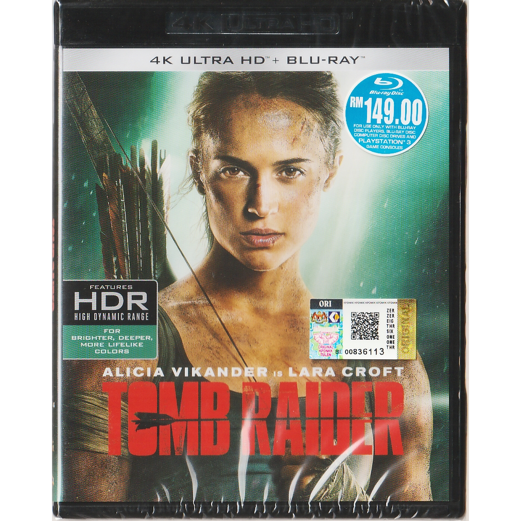 4K BLURAY : TOMB RAIDER