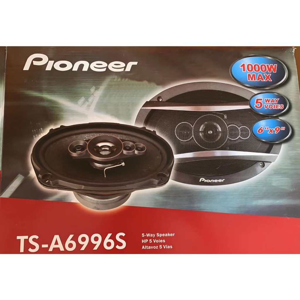 Sony PIONEER Speaker BUJUR TS-A6996S 1000W 5WAY 6X9 MID BASS Pioneer SPEAKER 6x9 นิ้ว Sony Kenwood J