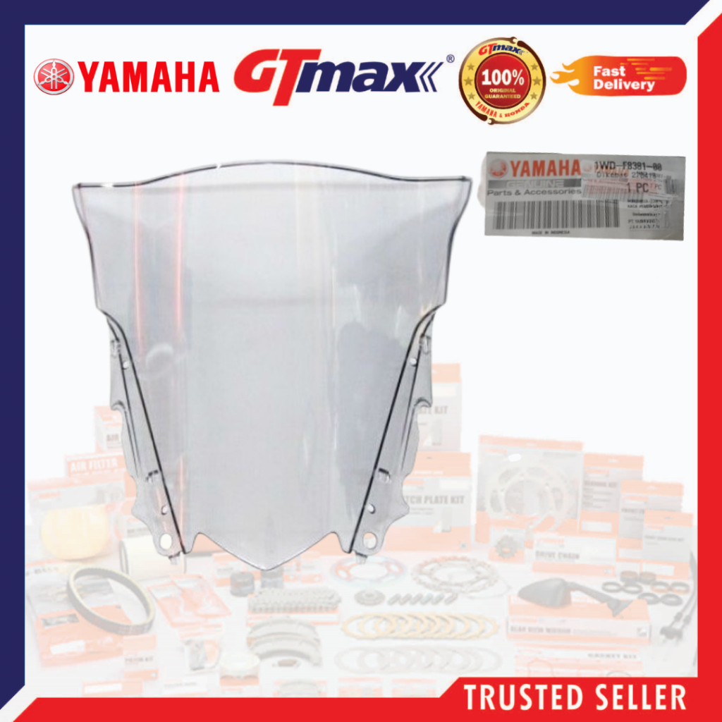 R25 VISOR WINDSHIELD V1 YZF-R25 FIRST MODEL R25M OLD VISOR WINDSHIELD YAMAHA HLY - 1WD-F8381-00