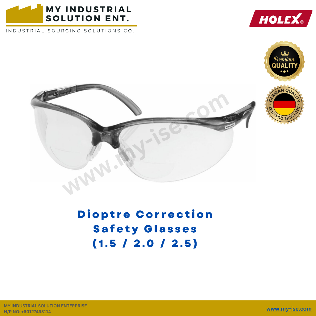 แว่นตานิรภัย HOLEX / Comfort พร้อมการแก้ไข Dioptre / แว่นตา / 096814