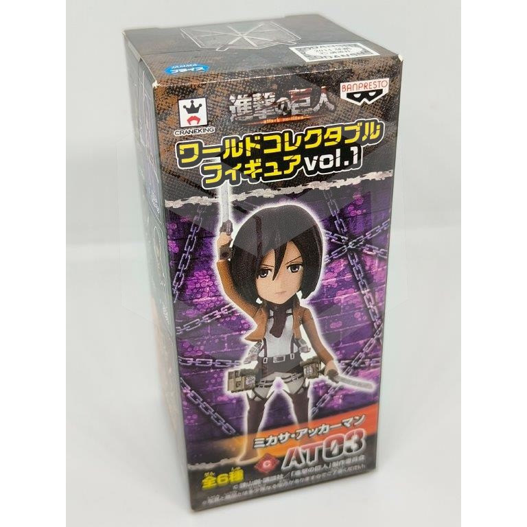 BANPRESTO WCF ATTACK ON TITAN [MIKASA] ฟิกเกอร์โลก นักสะสม (เวอร์ชั่นญี่ปุ่น)