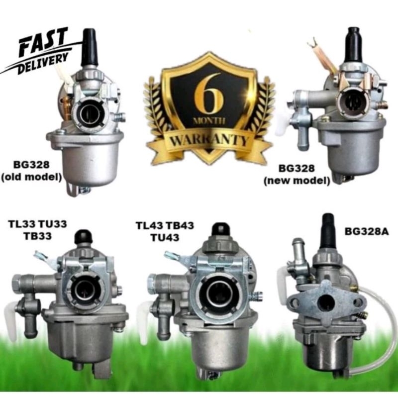 คาร์บูเรเตอร์ / คาร์บูเรเตอร์ Mesin Rumput BG328 BG328A(2S) TL33/TL43/BG330/TB33/TB43