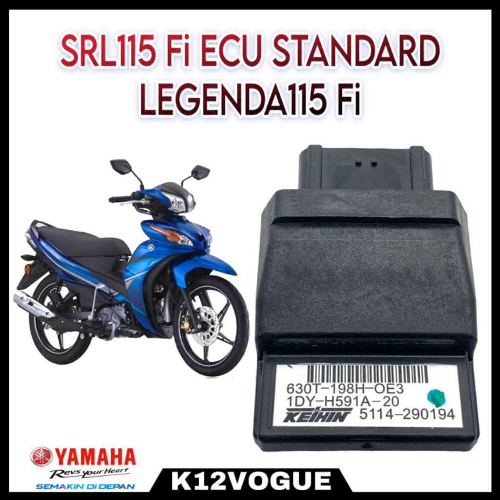 YAMAHA SRL115 FI (V1) ECU FUEL INJECTION หน่วยควบคุมเอนไซม์เครื่องยนต์ใหม่ LAGENDA115 FI