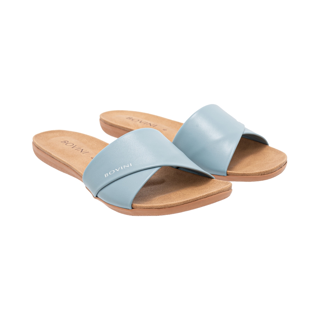 BOVINI Women Slip On Strap Sandals รองเท้าแตะกันลื่นสบาย 1146