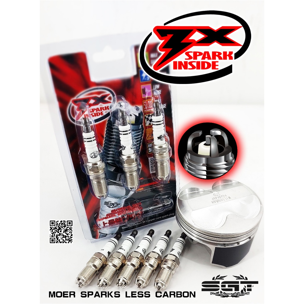 SGT 3X หัวเทียนสําหรับ Lexus LX470 V8 4.7L SGT BCPR6EX 8 ชิ้น