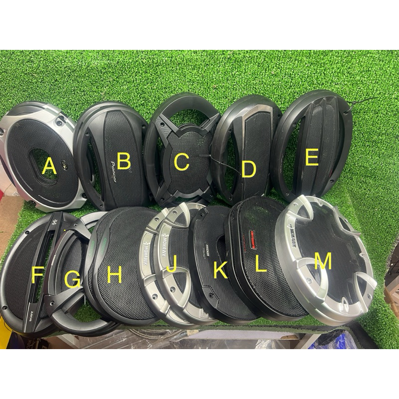 UNIVERSAL SPEAKER COVER ลําโพง 6x9 INCH Grill Protector Cover