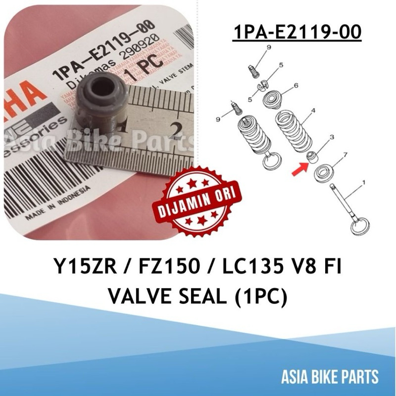 YAMAHA Y15 V1 V2 LC135 FI V8 ซีลวาล์ว YAMAHA 1PA-E2119-00 ซีลวาล์ว YAMAHA