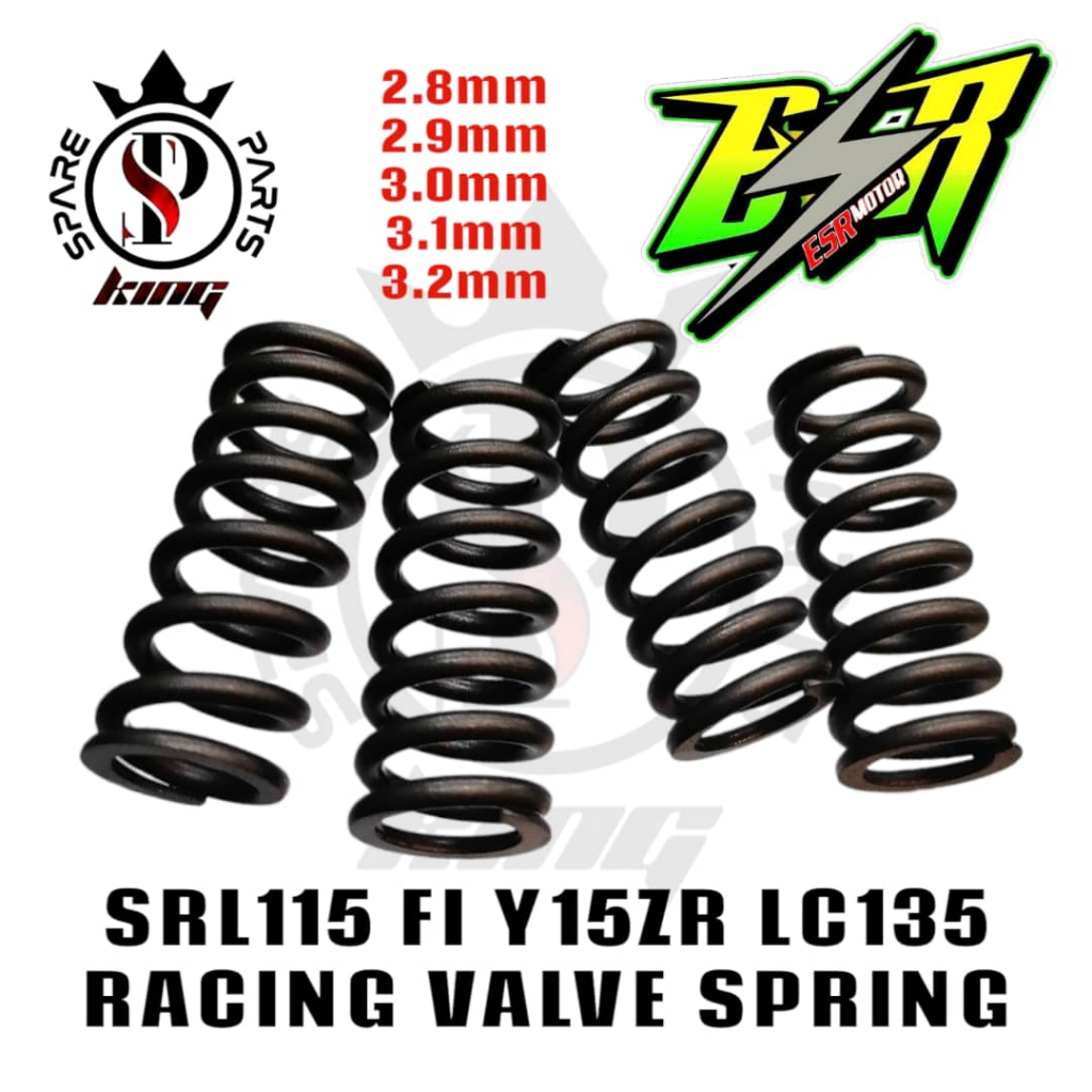 ESR MOTOR RACING วาล์ว SPRING Y15ZR Y15 15ZR SRL115 FI LAGENDA115 FI LC135 2.8MM 2.9MM 3.0MM 3.1MM 3