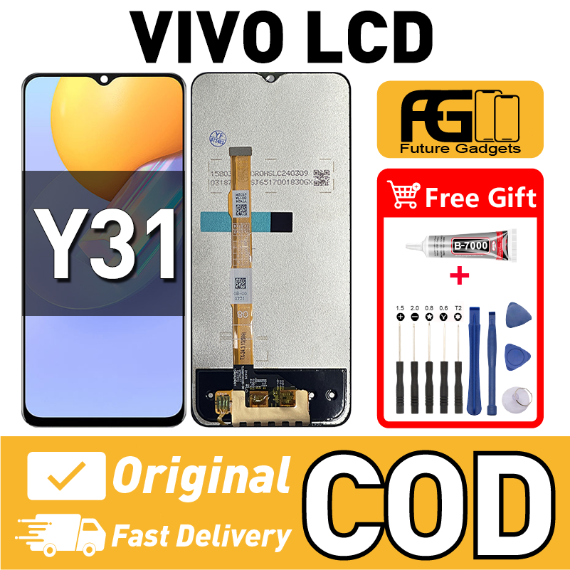 LCD VIVO Y31 2021 สําหรับเปลี่ยนหน้าจอสัมผัส LCD Skrin