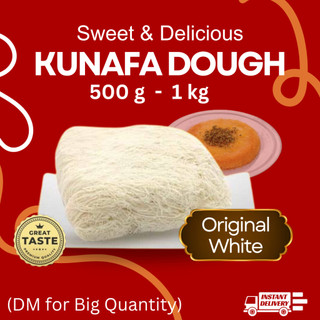 KUNAFAH DOUGH NORMAL WHITE /PASTRY /KATAIFI original white - Fast Shipping