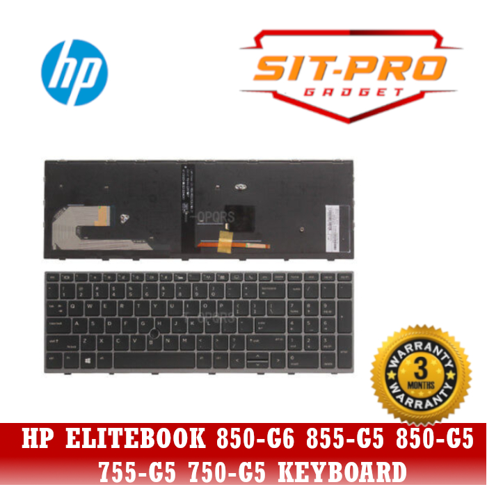 คีย์บอร์ด HP ELITEBOOK 850-G6 855-G5 850-G5 755-G5 750-G5 พร้อมแบ็คไลท์และ TRACKPOINT