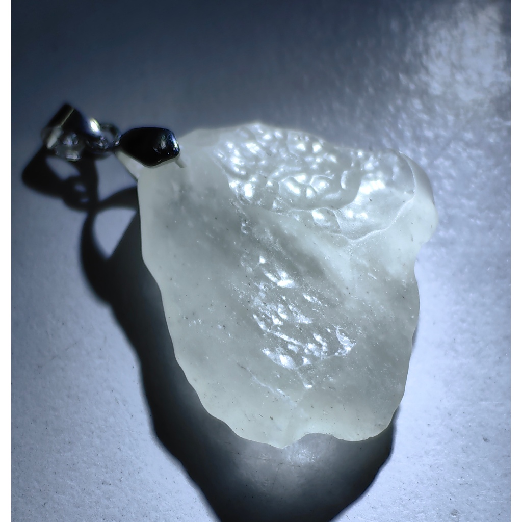 จี้หิน Libya Tektite (L-XL) / จี้หิน Libyan หยาบธรรมชาติ-L/XL จี้หินธรรมชาติ