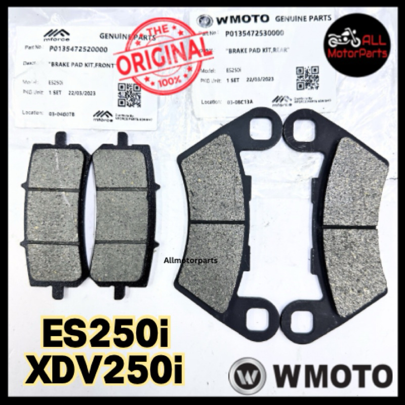 ES250 ES 250 & XDV250 XDV แผ่นดิสก์เบรคด้านหลังด้านหลังเบรค ES XDV WMOTO