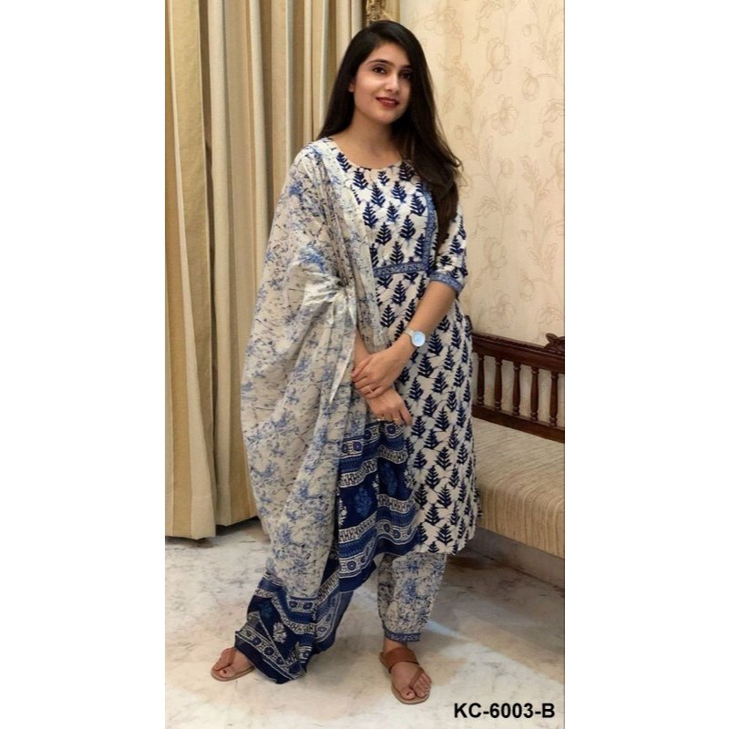 ชุดลําลองสวยๆ Kurti Set พร้อม Duptta