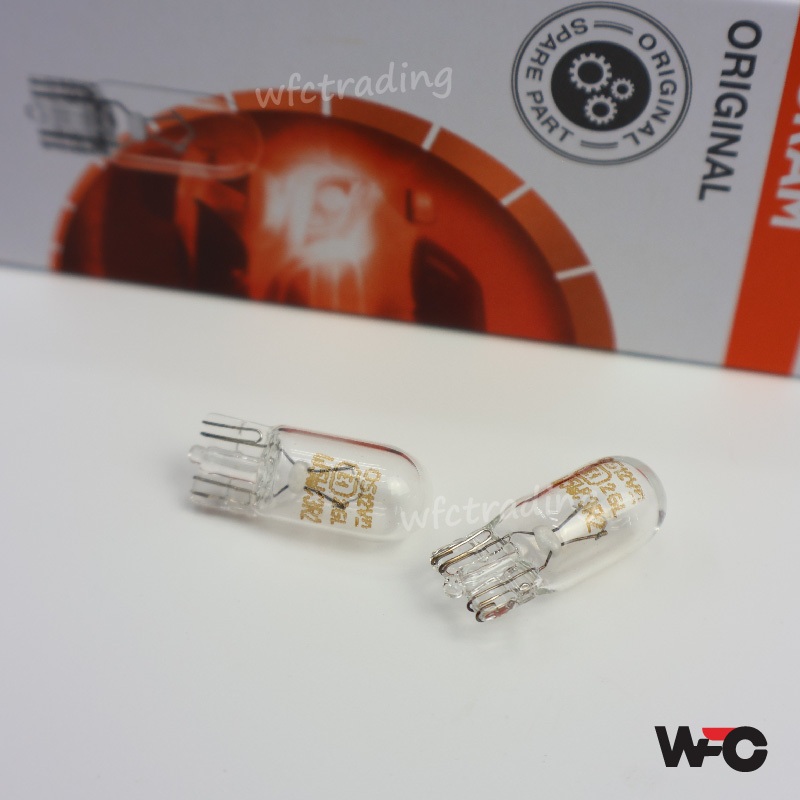 Osram 2825 (4090) W5W 12V 5W W2.1X9.5d T10 หลอดไฟอัตโนมัติ