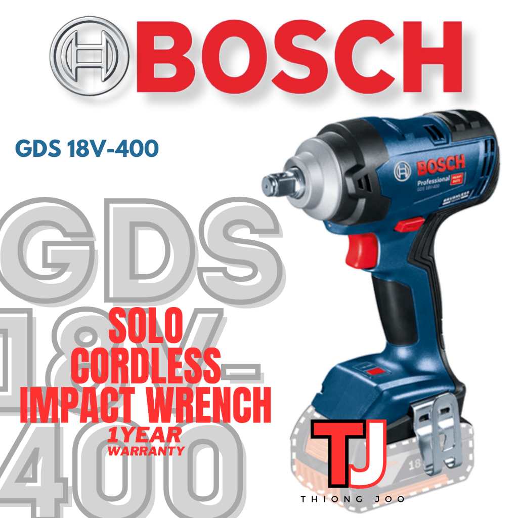 BOSCH GDS 18V-400 CORDLESS IMPACT WRENCH