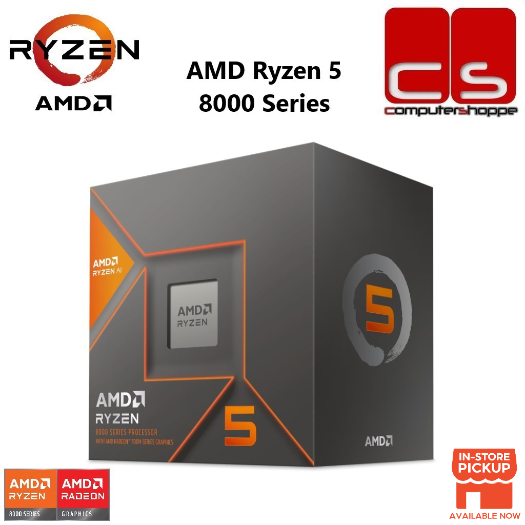 AMD Ryzen 5 860G/8600G/R7 8700G Series 6 แกน 12 ด้ายโปรเซสเซอร์เดสก์ท็อป