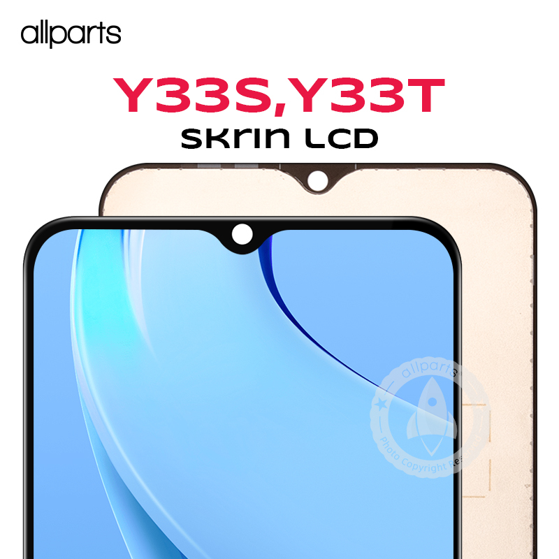 ALLPARTS IPS จอแสดงผล LCD สําหรับ Vivo Y33s 4G / Y33t Skrin LCD Touch Screen Digitizer (6.58"/1080x2