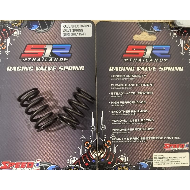 S1R YAMAHA LAGENDA 115FI SRL 115FI 3.1MM RACE SPEC, RACING VALVE SPRING SET (2PCS)