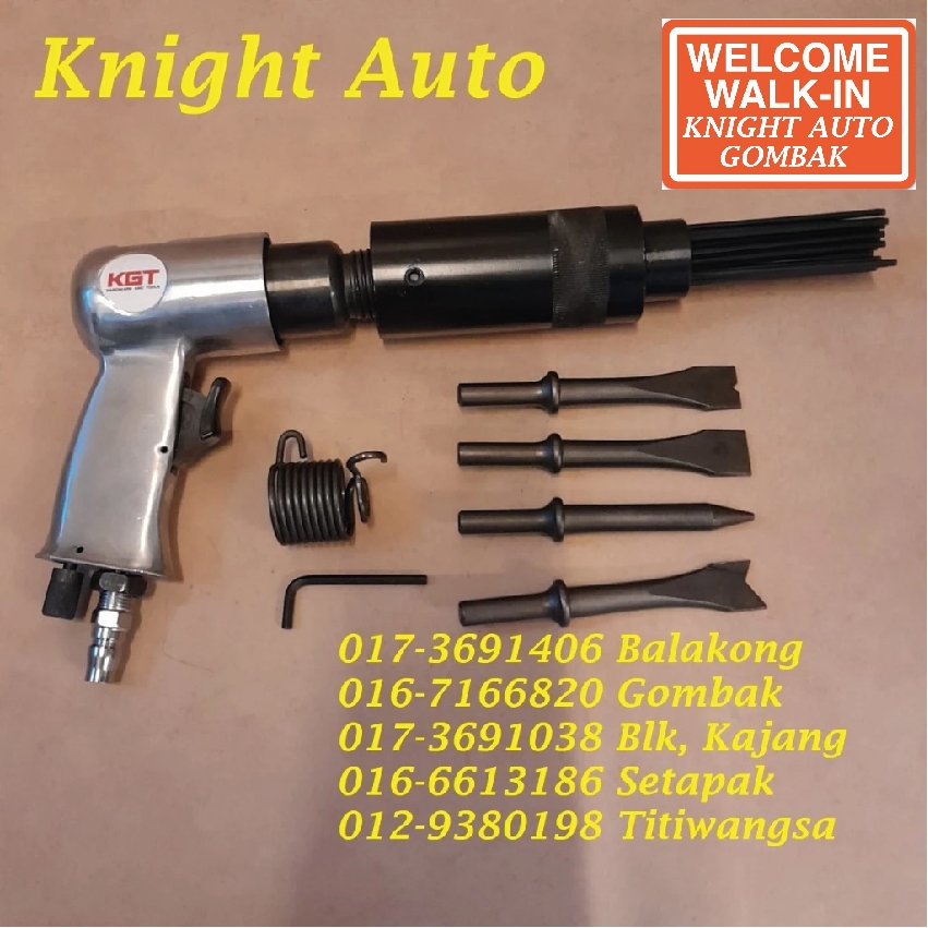 KGT 150 มม.2in1 Air Needle Scaler/ค้อน ID37048 ID3876
