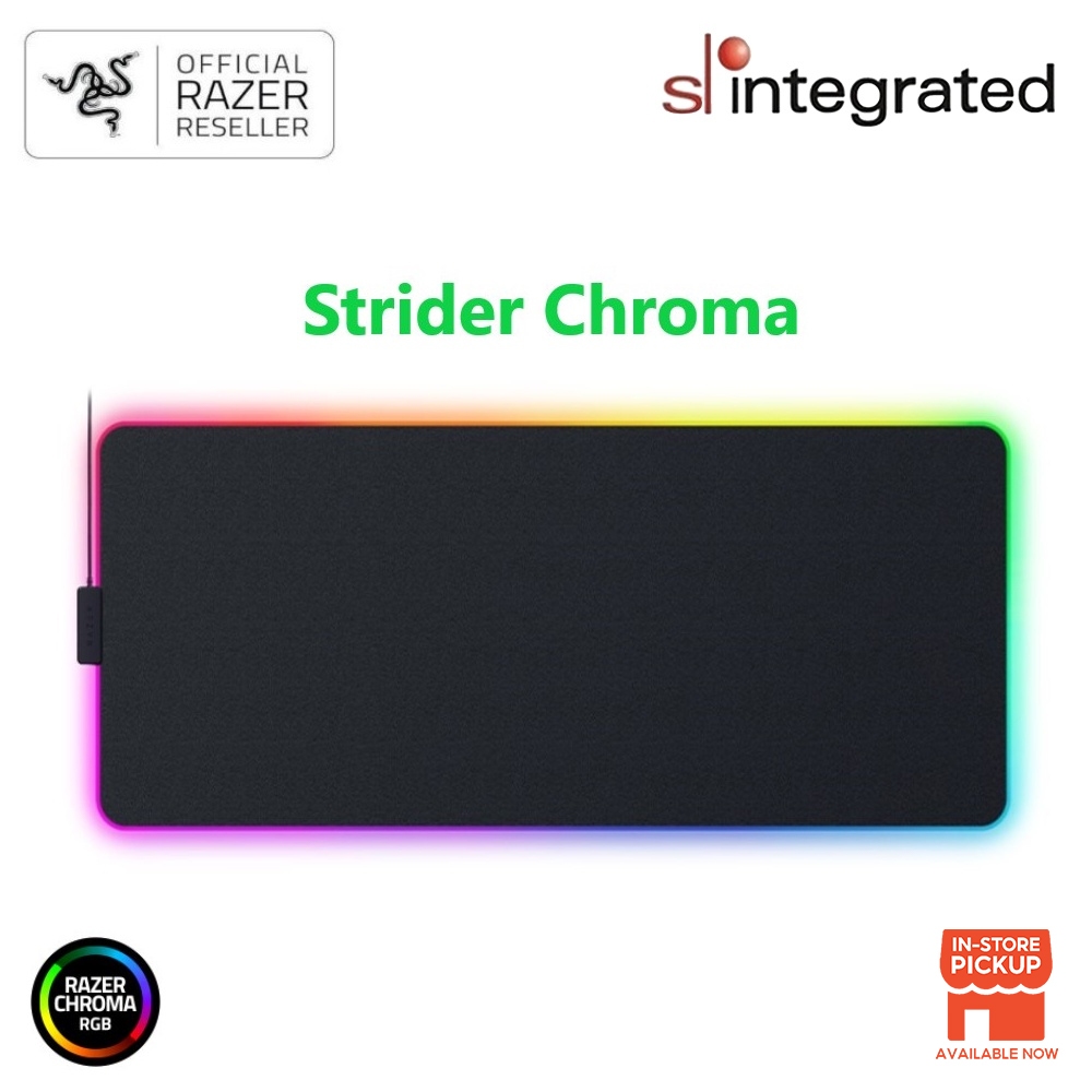 แผ่นรองเมาส์ Razer Strider Chroma Hybrid พร้อม Razer ChromaTM RGB