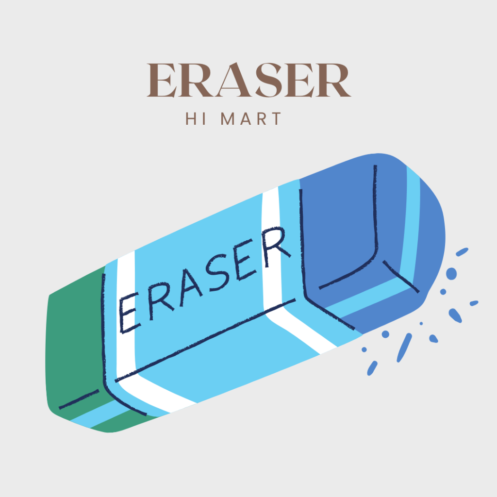 Hi Mart - ยางลบ Magic Blocks Eraser School Student Eraser Country Eraser ABC Art Drawing Pemadam