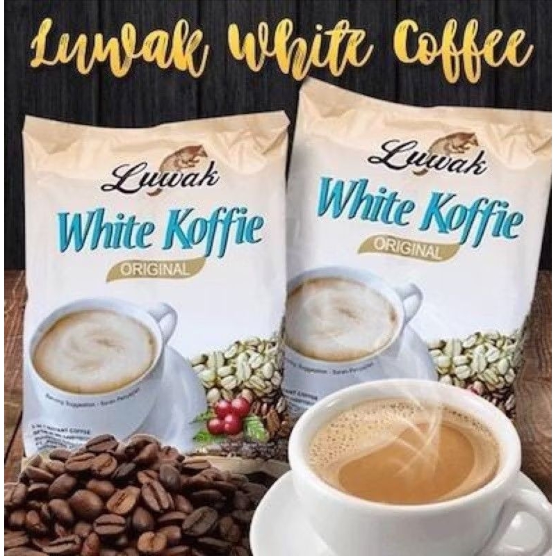 Luwak White Koffie 1 Renteng 10 ชิ้น สินค้า 🇮🇩🇮🇩🇮🇩ตะริค มาลาก้า