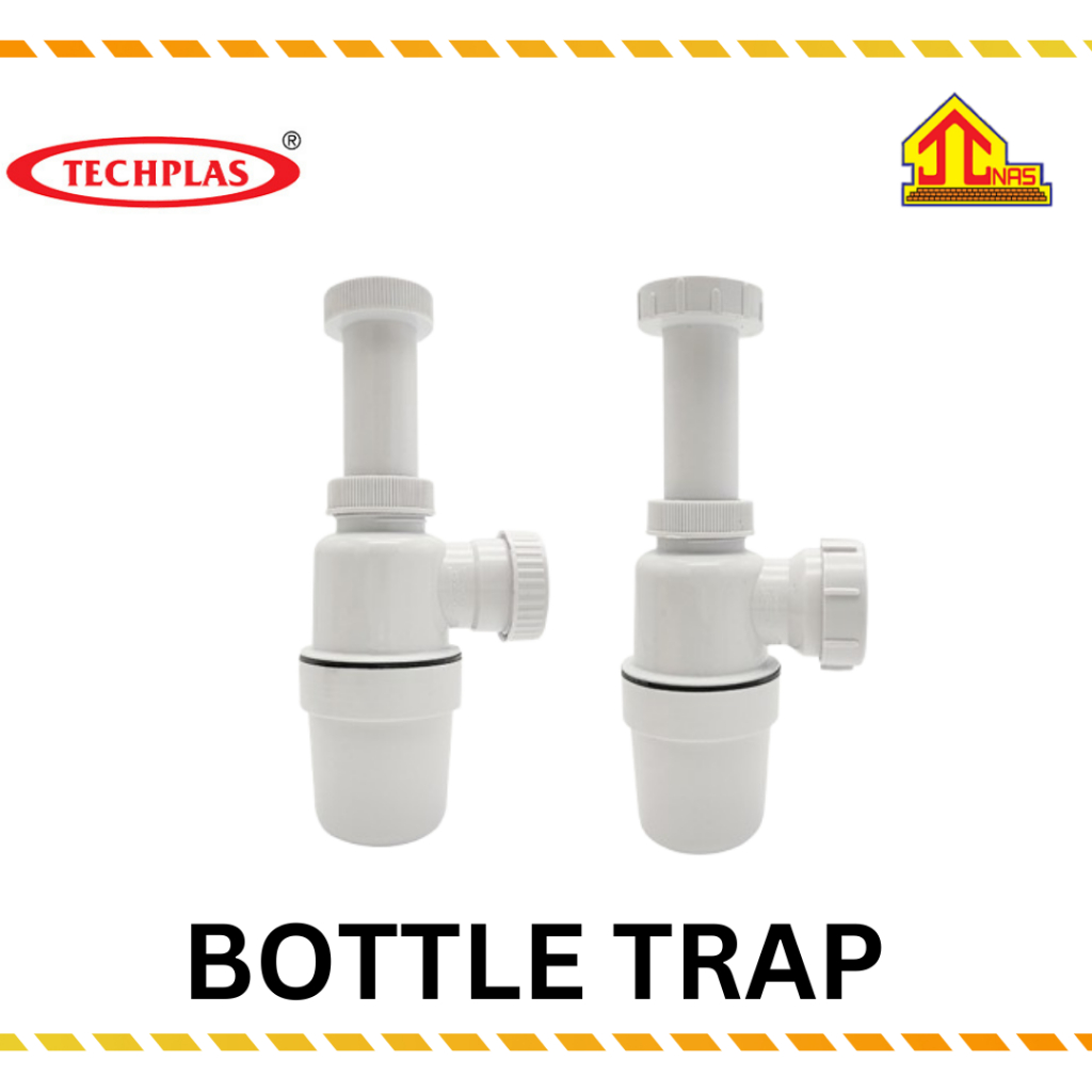 BOTTLE TRAP BASIN & SINK WASTE DRAIN PAPE SINKI DAPUR 1 1/2 / 1 1/4