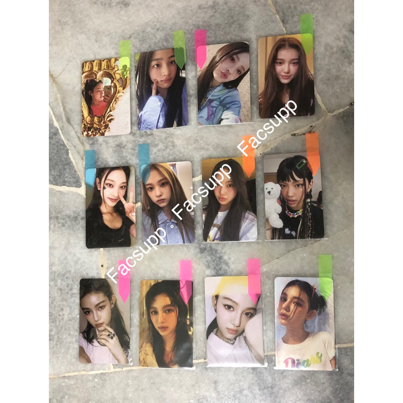 เกาหลีอย่างเป็นทางการ NewJeans Photocard Minji Hanni Danielle Haerin Hyein