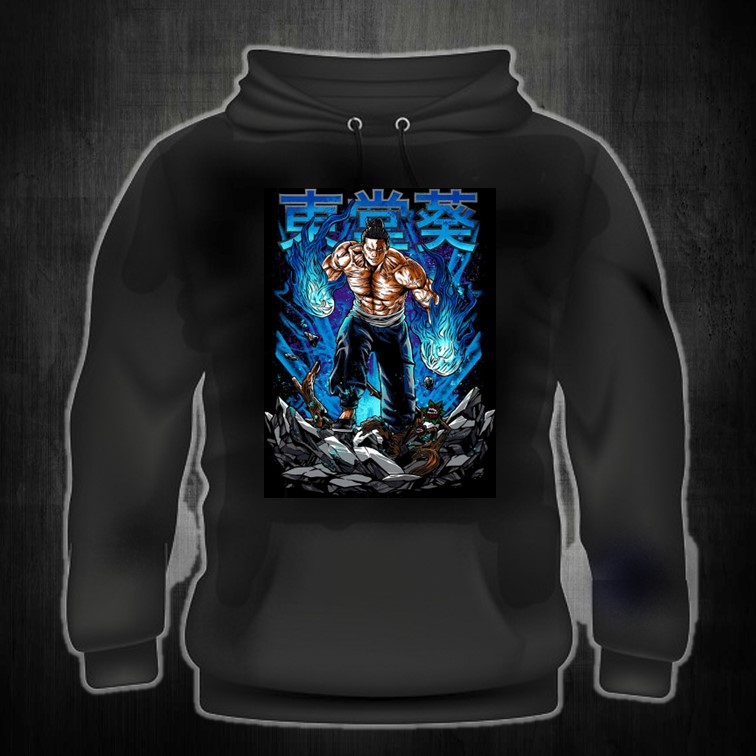 AOI TODO JUJUTSU KAISEN อะนิเมะ เสื้อฮู้ดพิมพ์ลาย