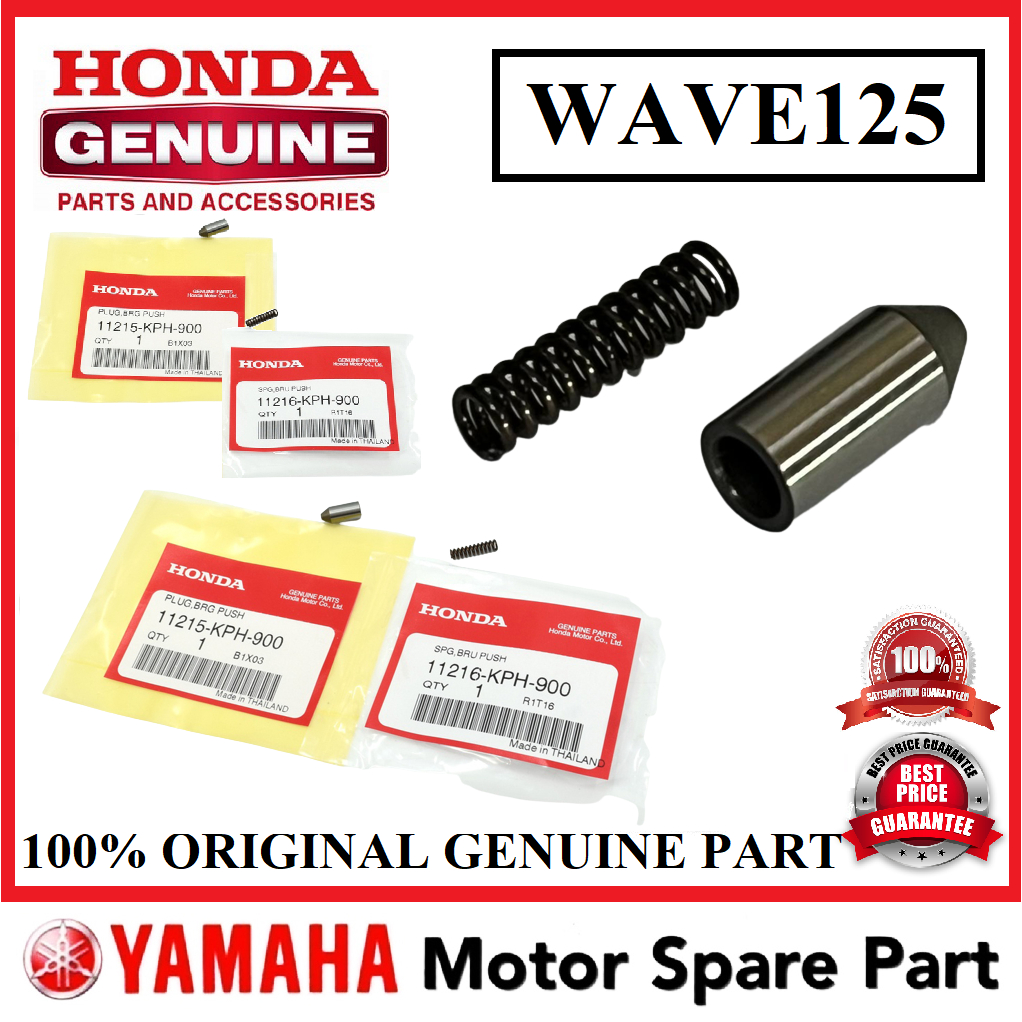 HONDA WAVE125 ปั๊มน้ํามัน SPRING BUSH PLUG BEARING PUSH 0 11215-KPH-900 11216-KPH-900 WAVE125R KECIL