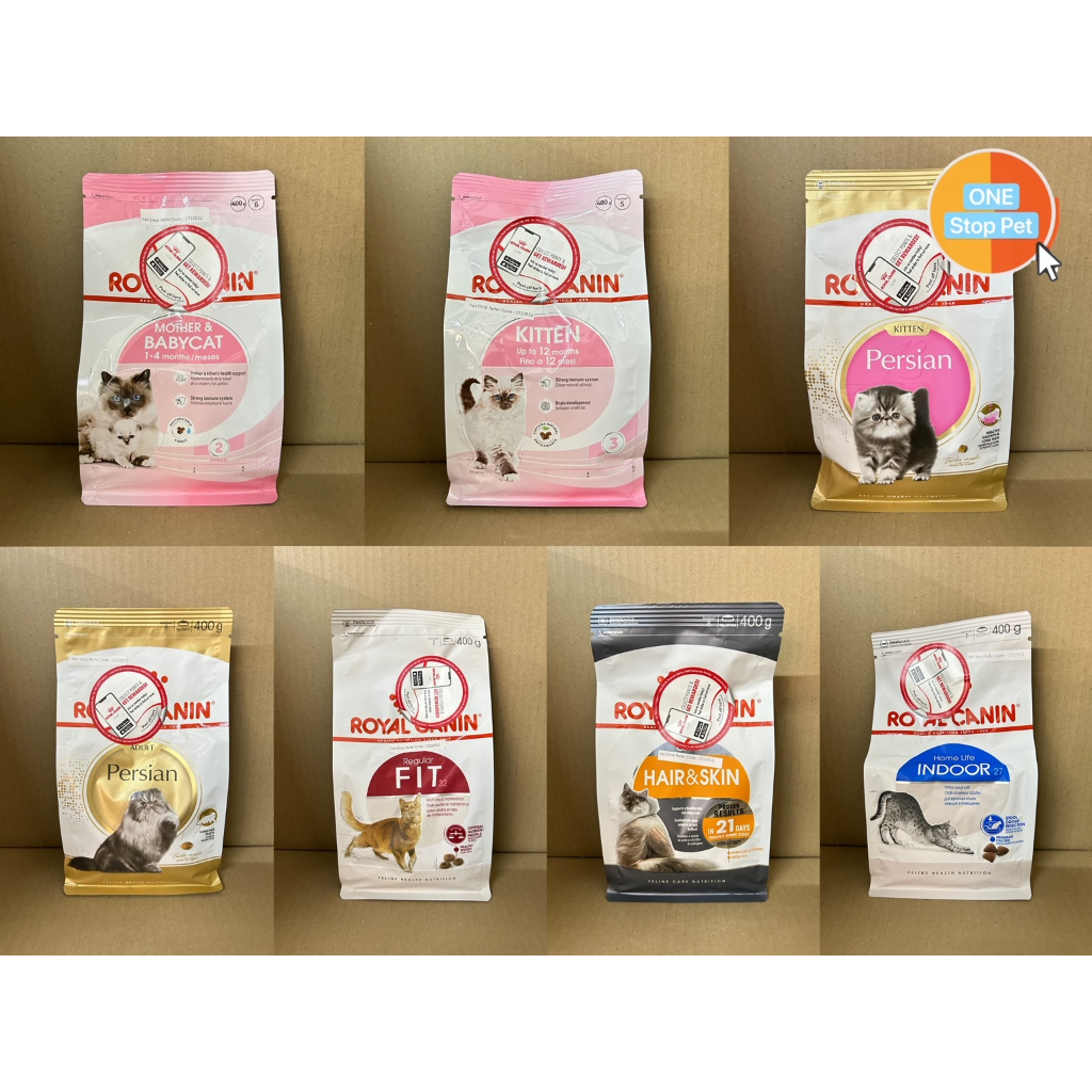 Royal Canin 400g อาหารแมว . Royal Canin Kitten / Royal Canin Persian / Royal Canin Mother & BabyCat