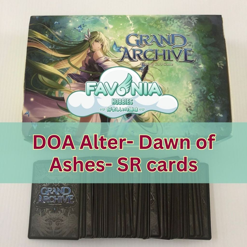 การ์ด Grand Archive TCG- GATCG- Dawn Of Ashes Alter- SR- DOA SR- ตอนที่ 2
